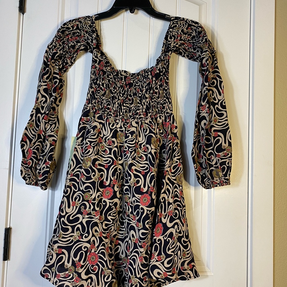 Free People Floral Mini Skirt Cottagecore Prairie Festival Summer